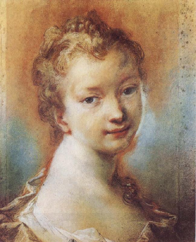 Rosalba carriera Portrait of a Young Girl oil painting picture